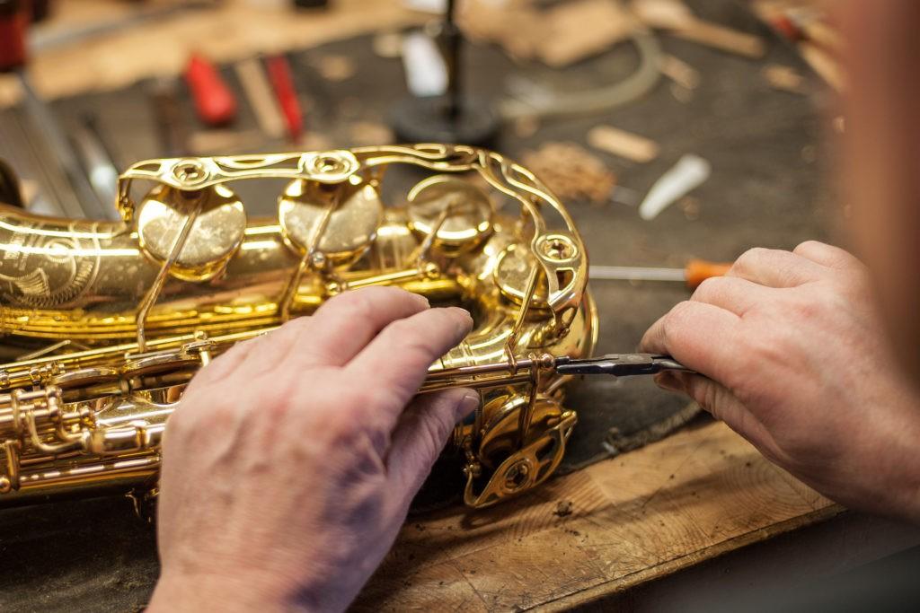 Reparatur Saxophone